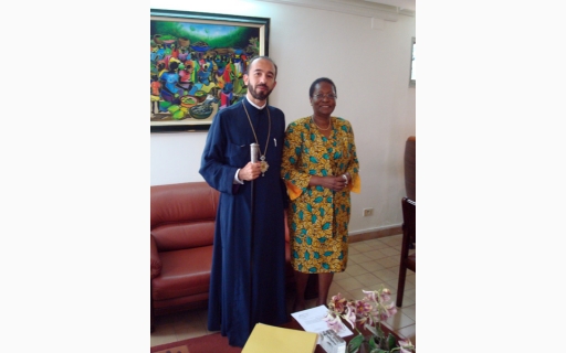 ΣΥΝΑΝΤΗΣΗ ΤΟΥ ΕΠΙΣΚΟΠΟΥ ΜΠΡΑΖΑΒΙΛ ΜΕ ΤΗΝ ΕΞΟΧ.ΥΠΟΥΡΓΟ ΚΟΙΝΩΝΙΚΩΝ ΥΠΟΘΕΣΕΩΝ