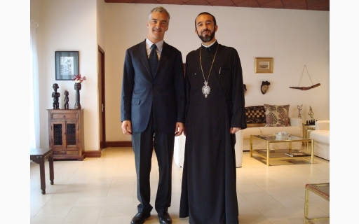 ΣΥΝΑΝΤΗΣΕΙΣ ΤΟΥ ΣΕΒ. ΜΗΤΡΟΠΟΛΙΤΗ ΜΕ ΤΟΥΣ ΠΡΕΣΒΕΙΣ ΤΗΣ ΙΤΑΛΙΑΣ ΚΑΙ ΤΗΣ ΓΚΑΜΠΟΝ