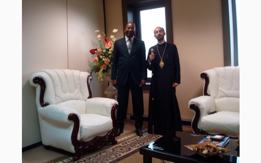 ΣΥΝΑΝΤΗΣΗ ΤΟΥ ΘΕΟΦ.ΕΠΙΣΚΟΠΟΥ ΜΕ ΤΟΝ ΕΞΟΧ. ΥΠΟΥΡΓΟ ΔΗΜΟΣΙΟΥ ΤΟΜΕΩΣ