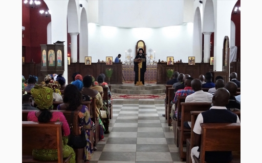 ΣΤΟΝ ΙΕΡΟ ΚΑΘΕΔΡΙΚΟ ΝΑΟ ΤΟΥ POINTE-NOIRE