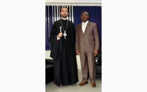 ΣΥΝΑΝΤΗΣΗ ΤΟΥ ΘΕΟΦ.ΕΠΙΣΚΟΠΟΥ ΜΠΡΑΖΑΒΙΛ ΜΕ ΤΟΝ ΥΠΟΥΡΓΟ ΕΣΩΤΕΡΙΚΩΝ ΤΟΥ ΚΟΝΓΚΟ